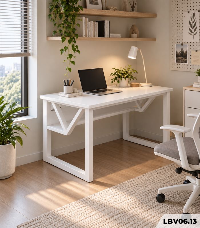 Bàn làm việc LBV06.13 100×60 – Trắng