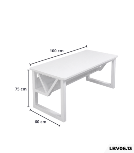 Bàn làm việc LBV06.13 100×60 – Trắng