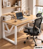 Bàn làm việc LBV06.15 100×60 – Vân gỗ nhạt