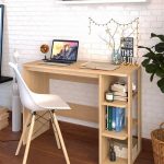 Bàn làm việc LBV12.2 100×60 – Vân gỗ nhạt