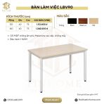 Bàn làm việc LBV90.7 100×50 – Vân gỗ nhạt