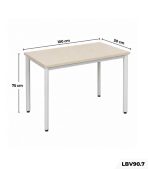 Bàn làm việc LBV90.7 100×50 – Vân gỗ nhạt