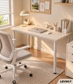 Bàn làm việc LBV90.7 100×50 – Vân gỗ nhạt