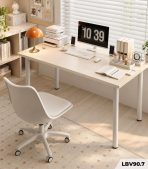 Bàn làm việc LBV90.7 100×50 – Vân gỗ nhạt - Ảnh 2