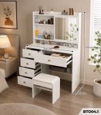 Bàn Trang Điểm Nhiều Ngăn Lưu Trữ BTD04.1 - Trắng