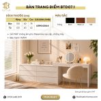 Bàn trang điểm hiện đại BTD07.1 - Trắng