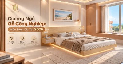 Giường Ngủ Gỗ Công Nghiệp: Mẫu Đẹp, Giá Tốt 2026
