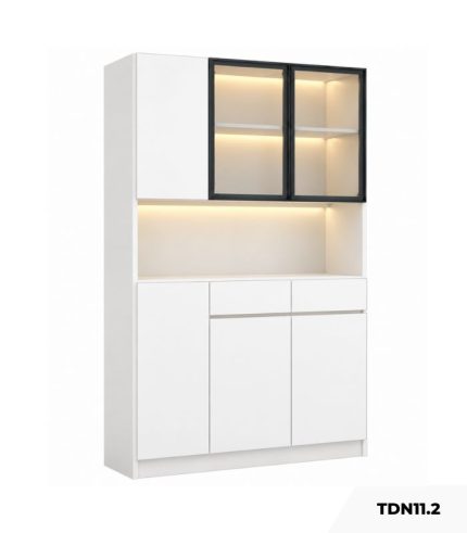 Tủ đa năng phòng bếp 120x40 cm TDN11.2 - Trắng
