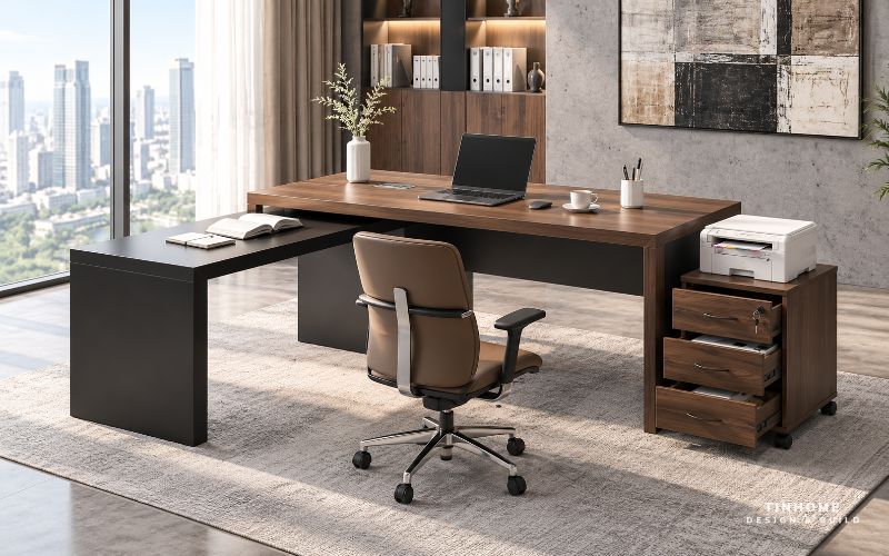 Kích Thước Bàn Làm Việc Giám Đốc Phổ Biến