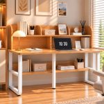 Bàn học BH09.5 180×60 – Vân gỗ nhạt