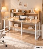 Bàn học BH09.5 180×60 – Vân gỗ nhạt