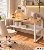 Bàn học BH28.1 120×60 – Vân gỗ nhạt