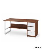 Bàn  làm việc kèm tủ lưu trữ BH30.2 140×60 – Vân gỗ đậm - Ảnh 2