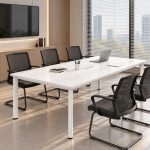 Bàn họp BHP22.1 220×90x75 cm – Trắng