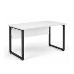 Bàn Làm Việc Chân Sắt Chữ U 120x60x75cm Hiện Đại LBV98.1 - Trắng