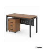 Bàn làm việc chân sắt khung đen LBV97.2 160x80 cm